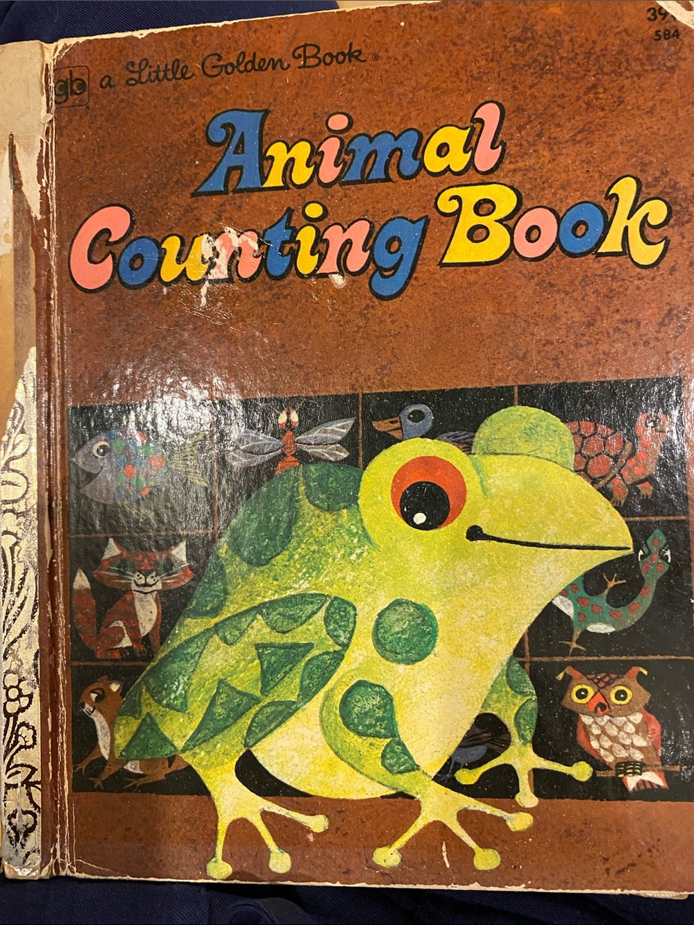 Animal Counting Book - Green Frog Cover